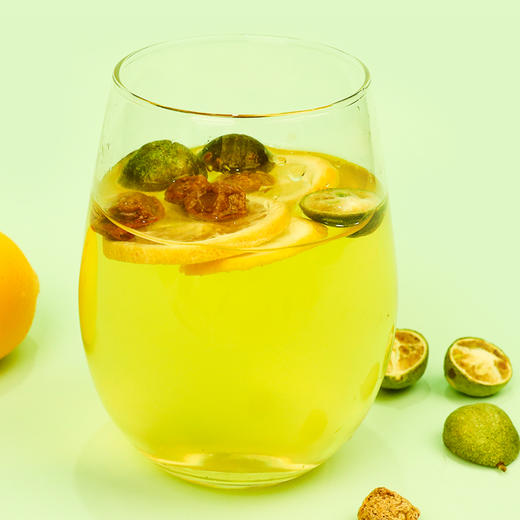 【宜昌助农馆】青桔话梅茶  独立三角包袋泡茶 夏日清爽解腻 10g*8包 商品图3