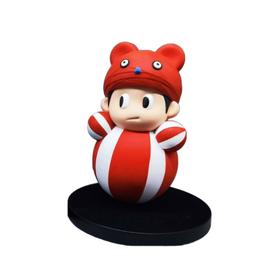 王乐《红精灵》雕塑