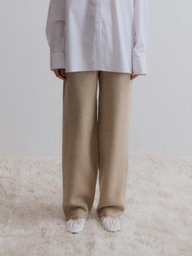 VC｜AW24008 Willow knit trousers 长裤 [ 燕麦 ]