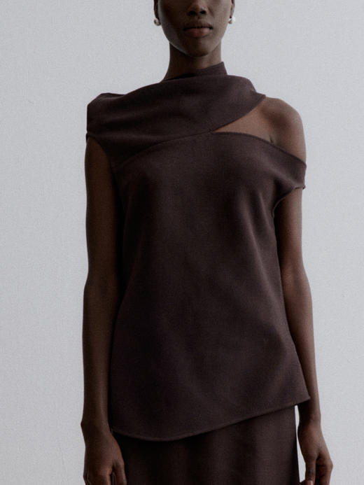 VC｜AW24009 Jaya cut out top 无袖上衣 [ 黑 / 白 / 棕 / 奶白 ] 商品图3