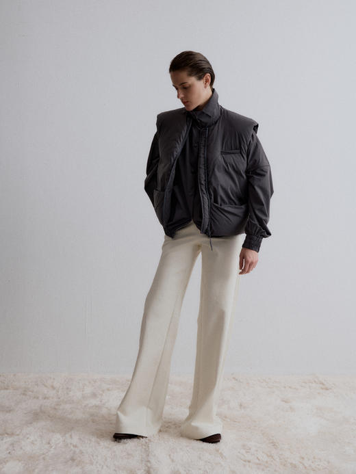 VC｜AW24001 Willow down vest 羽绒马甲 [ 黑 / 白 / 灰 ] 商品图0