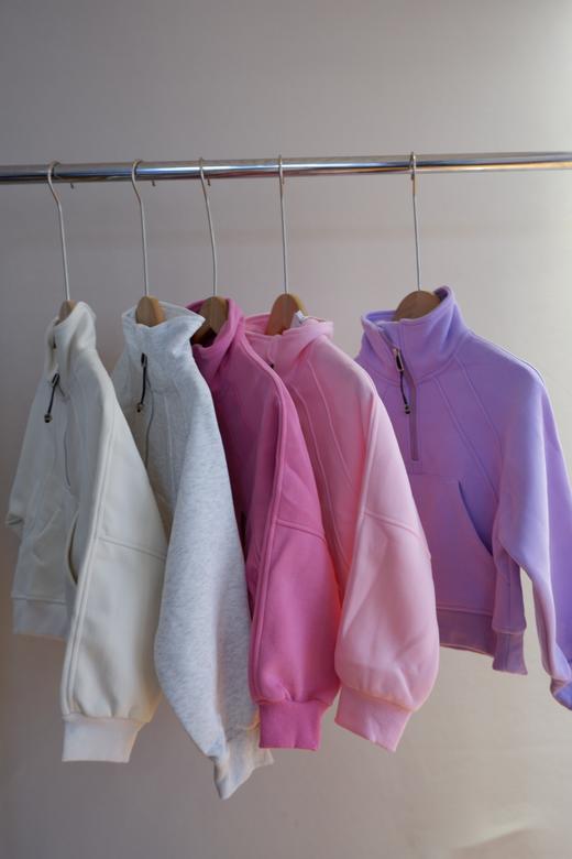 云仓 LU家同款半拉链运动卫衣 轻柔运动感 商品图1