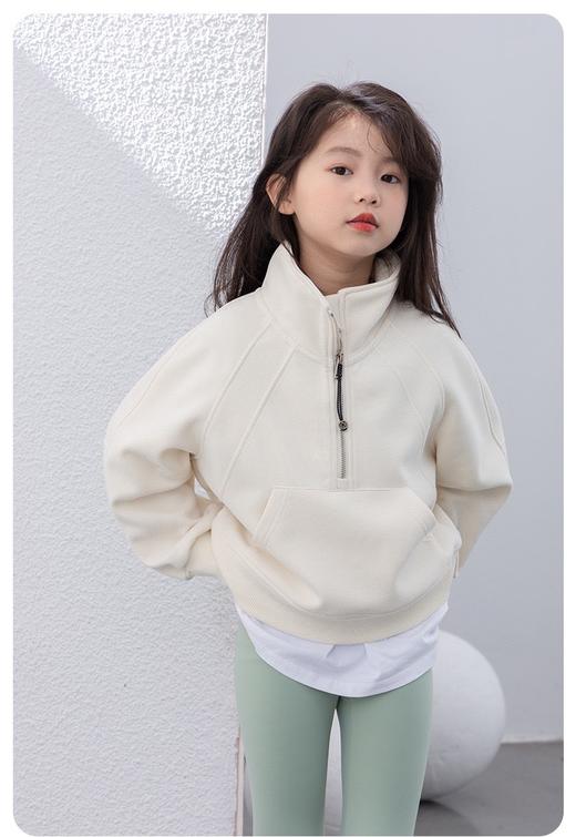 云仓 LU家同款半拉链运动卫衣 轻柔运动感 商品图2