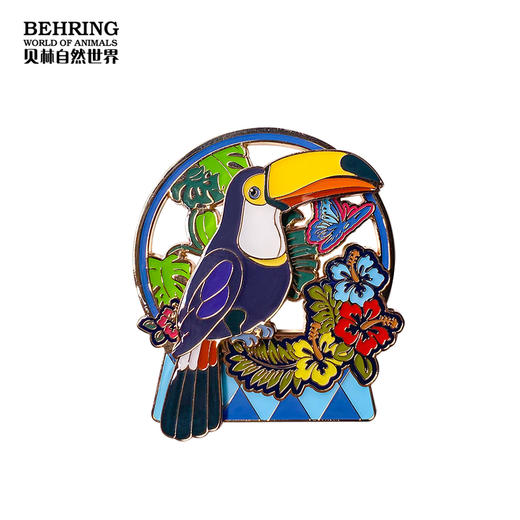 贝林自然世界巨嘴鸟冰箱贴博物馆文创产品 商品图4