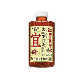 瑞果 宜红豆薏米水植物饮料750g/瓶