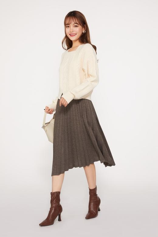 BORAN帛然 小方领针织上衣 10249 商品图1