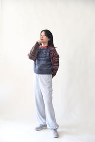 米马推荐 韩国定的每件都不一样 短款纯羊毛加粗针织衫