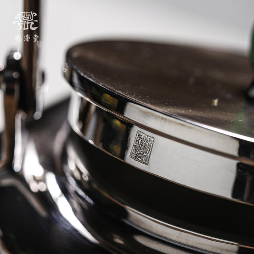 鹤鼎堂银壶闻天系列静嘉大锤目汤沸（银色）（缺货） 商品图3