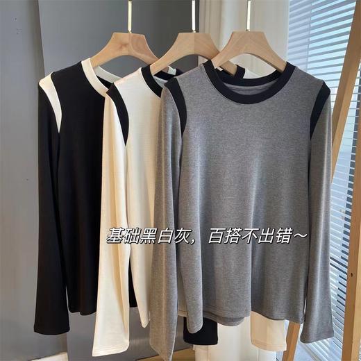 好穿打底 春夏打底衫推荐 小香风拼接衫 炒鸡舒服 商品图4