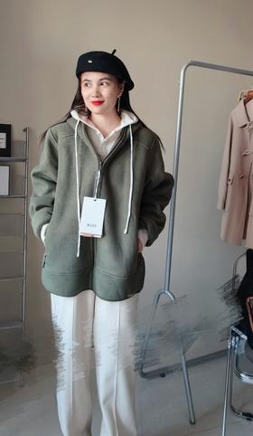 情侣款户外重磅双面摇粒绒外套