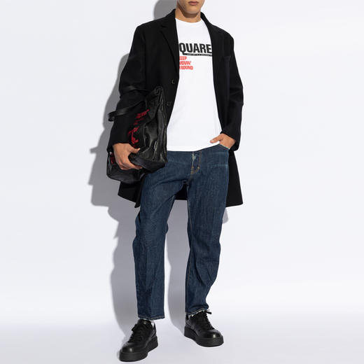 DSQUARED2 男士徽标标签休闲牛仔裤 蓝色 S71LB1446 S30309 470 商品图3