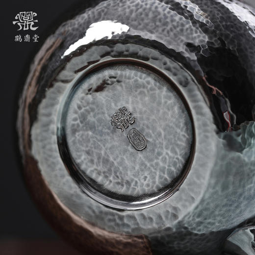 鹤鼎堂闻天系列燕宛公杯锤目纹 银色（缺货） 商品图4