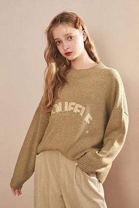 LED'IN 休闲贴布绣针织衫 10217