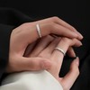 【万千星辰，只守护你一人】小众设计星河情侣对戒素，圈戒指异地恋自律男女开口食指戒QQ 商品缩略图2