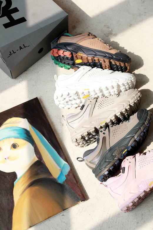 多巴胺厚底，山系徒步登山鞋。好看得不行の户外缓震跑鞋A101658 商品图14