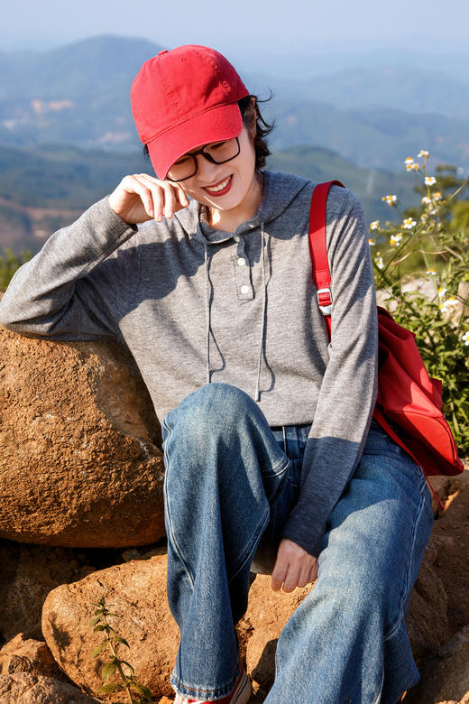 全羊毛宽松帽衫 商品图0