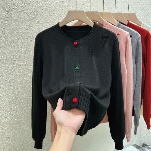 【针织毛衣开衫】复古慵懒风毛衣 秋冬休闲软糯针织显瘦针织衫毛衣 商品图11