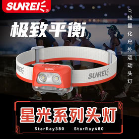 【69元起】山力士   星光480 /380头灯 干锂电池两用