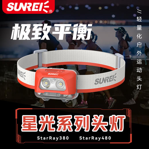 【69元起】山力士   星光480 /380头灯 干锂电池两用 商品图0