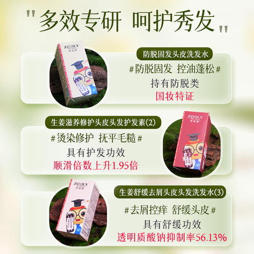 【积分兑换】新升级卓蓝雅生姜（2代）防脱固发洗发水8ml*10袋 商品图2