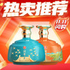 【双十一闪购】五粮液生态 国菁(黄色+蓝色) 绿豆酒 52度 888ml*2瓶整箱装 商品缩略图0