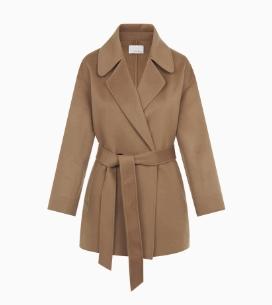 朗姿短款羊毛羊绒毛呢大衣双面呢外套LASH02HHC422A41 商品图2