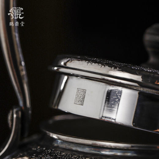 鹤鼎堂银壶闻天系列伊祜雪花纹汤沸（缺货） 商品图3