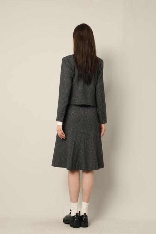 Le Malene 灰色简约时髦百搭西装半裙套装 17211 商品图3