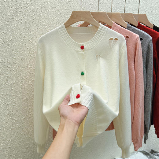 【针织毛衣开衫】复古慵懒风毛衣 秋冬休闲软糯针织显瘦针织衫毛衣 商品图12