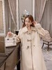 张心子【人间绝绝紫】复古小众牛角扣毛呢外套女2024冬季呢子大衣 U2410034 商品缩略图7