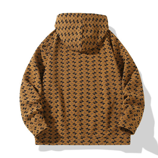 【特大码】【新款DFF】大依优型大码连帽卫衣男宽松休闲上衣胖子加肥加大男士潮流 商品图4