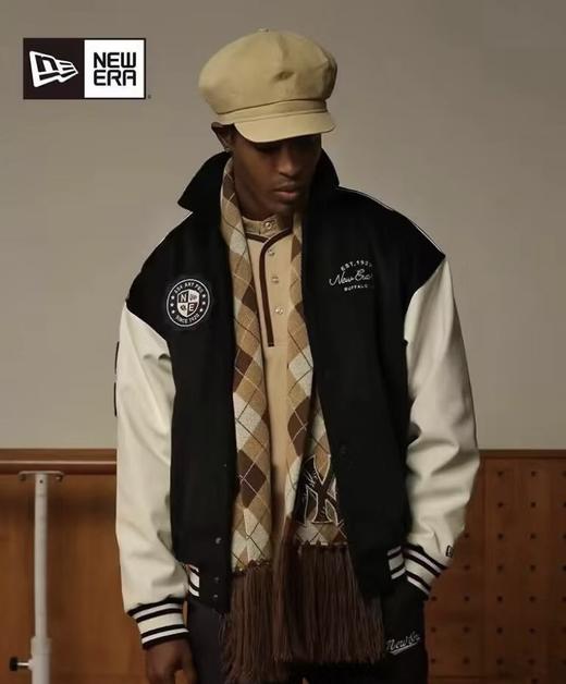New Era纽亦华2024秋季美式夹克复古夹棉外套 商品图2