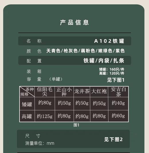 A012罐★矮罐【嫩绿.约装80克】2.5元1个.整箱160个.整箱包邮 商品图1