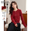 【年货节】熙世界多巴胺彩点针织外套女短款小个子内搭毛衣开衫2025秋冬新款 商品缩略图0