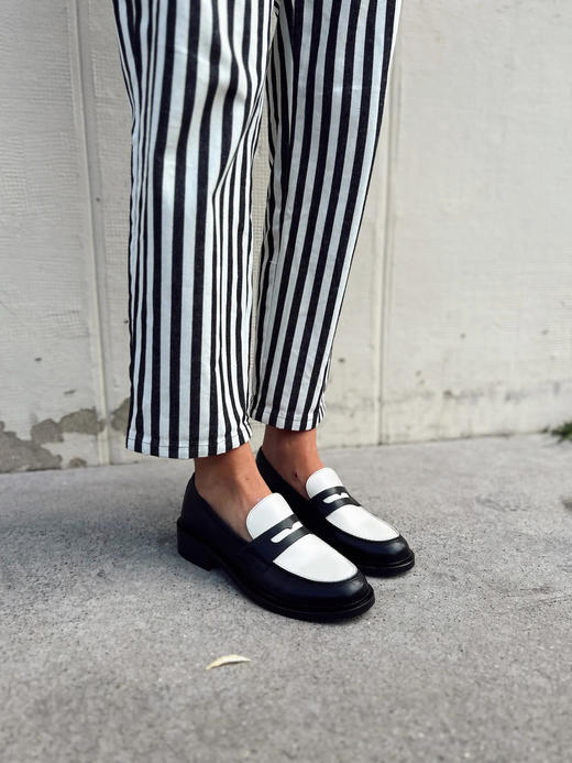 Ginette Garde MOCASSINS 船鞋-黑白 商品图2