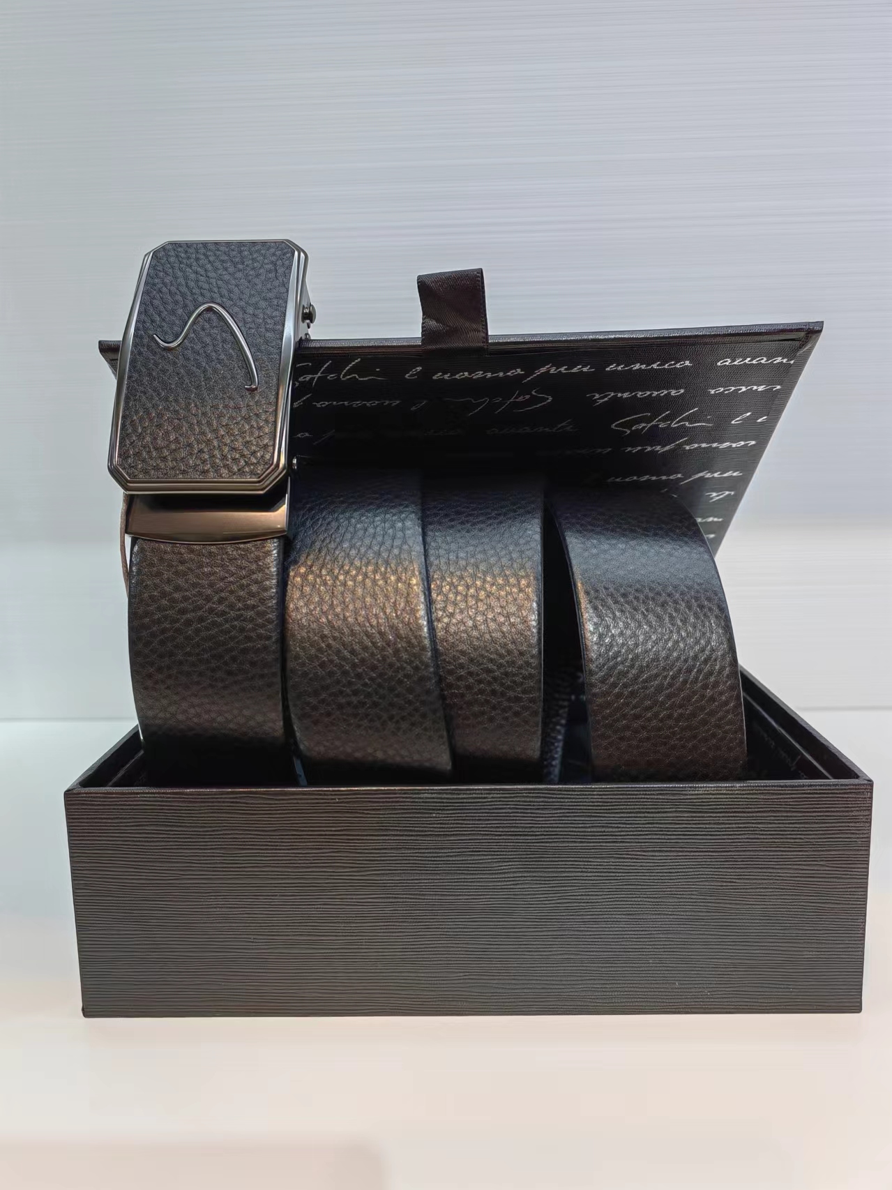 【Satchi沙驰皮具】B6F丨沙驰时尚经典牛皮腰带