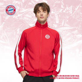 【官方正版】拜仁慕尼黑足球俱乐部 | 红印花队徽拼接运动外套