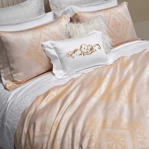 【罗卡芙】B7F  ROYALCOVER/罗卡芙100S双股长绒棉色织提花四件套布雷拉 商品图2