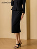 【商城同款】阿菁娜2024秋季新款直筒简约A字半裙A29Q113061 商品缩略图3