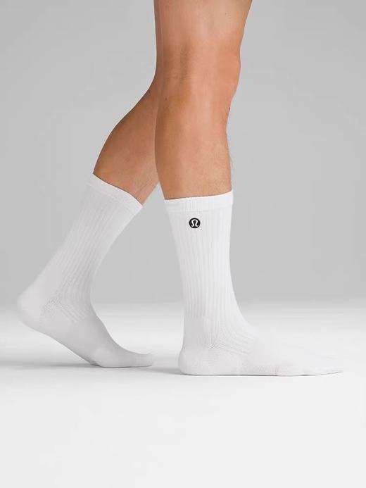 普拉提罗纹袜子，3双一卡装。原包装品相の中筒毛巾底袜子A101688 商品图6