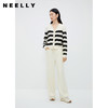 NEELLY纳俪商场同款高腰阔腿裤女冬季美式卫裤舒适慵懒宽松直筒裤N24104H14402 商品缩略图0