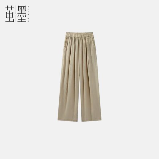 茧墨 冰氧禅意皱皱山本阔腿裤 商品图0