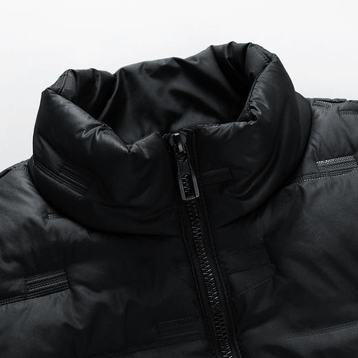 【新款DHD】大依优型大码男装立领棉马甲简约休闲宽松外套男坎肩背心上衣男士 商品图4