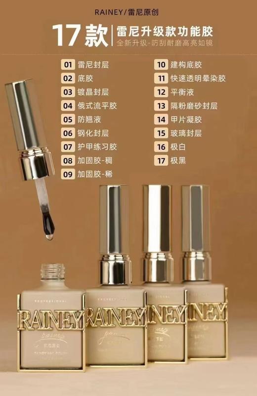 新升级雷尼功能胶17款可选（下单备注） 商品图1