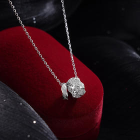 子佩集S925银【嘉慕】套链【YL-6481】纯银时尚项链双环两个圈2410