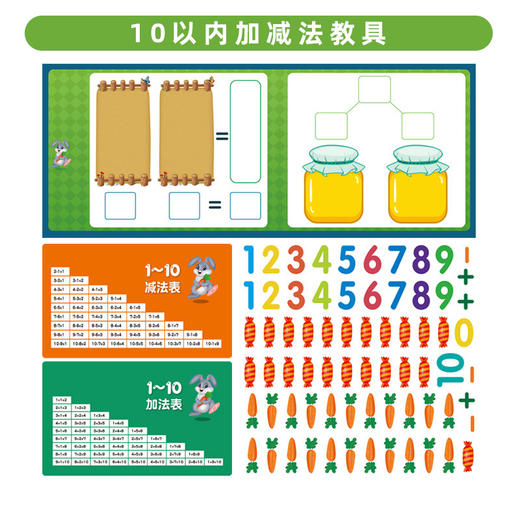 【加减法神器！磁力十格阵教具】数字启蒙儿童算数分解学习20以内幼儿园 商品图5