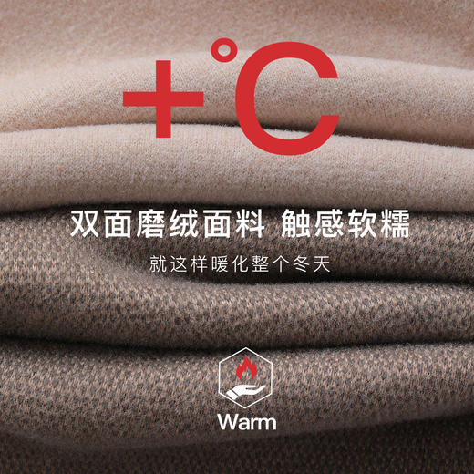 【免穿文胸】带胸垫秋冬女式保暖上衣隐形秋衣打底上衣高弹亲肤交叉网纱保暖上衣 商品图5