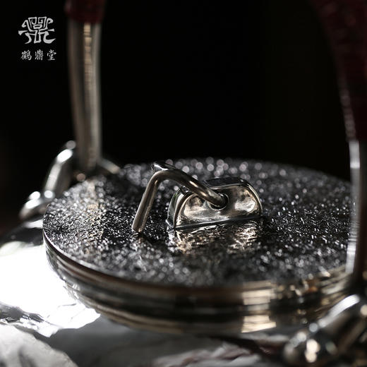鹤鼎堂银壶闻天系列蒹葭汤沸錾刻归舟放鹤（银色）（缺货） 商品图2