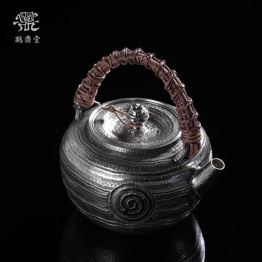 鹤鼎堂银壶闻天系列敬明螺旋纹汤沸（大）（缺货） 商品图3