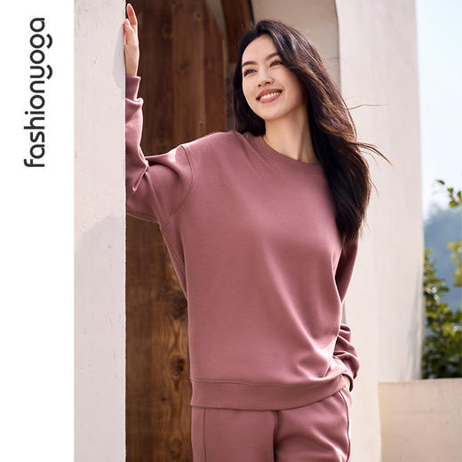 F14886简约休闲中长款卫衣 商品图13